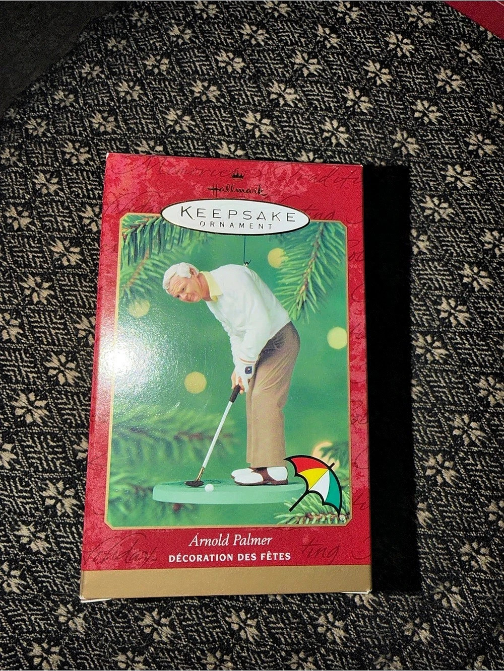 Hallmark Keepsake Arnold Palmer Keepsake Ornament Red Like New